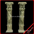 Colorfast Decorative Marble Stone Gate Pillar Design